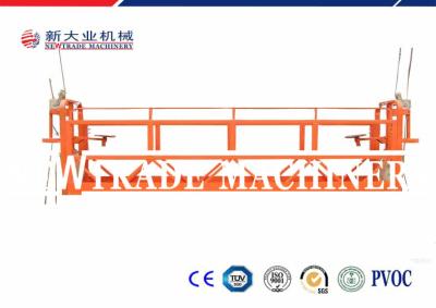 China Crawler Moving Type Construction Platform 500Kg ZLP500 Steel Hoist Gondola for sale