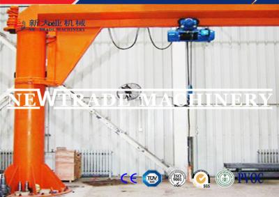 China 5t Pillar Mounted Jib Crane with 360 Degree Slewing And Controlled Via Pendent for sale