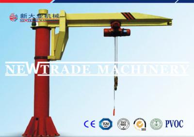 China 3 Ton 5 Ton 10 Ton Stand Column Mounted Slewing Crane , Small Jib Crane for Workshop for sale