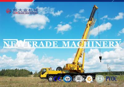 China Durable 130 Ton Industrial Truck Mounted Hoist / Truck Crane Span 6.7*7.8m for sale