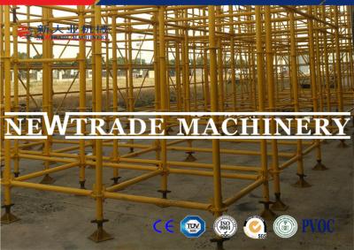 China Yellow Paint Construction Ring Lock Scaffolding System For Building Maintenance for sale