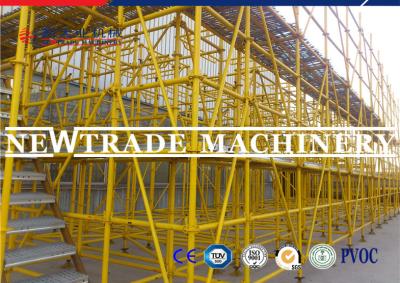 China Powder Coated Painted Ringlock Industrial Scaffolding Vertical Standard for sale