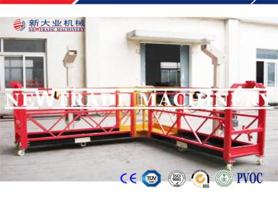 China Red / Yellow Building Construction Platform Lift Scaffolding Work Platform for sale