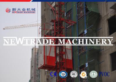 China Sc200 2*11kw Motor Grader Conversion Construction Material Hoist With Double Cage for sale