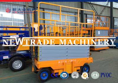 China  CE Self Propelled Electric Mobile Scissor Lift Platform With Manual Four Wheelchair for sale