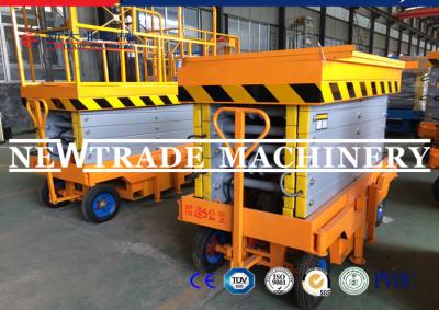 China High duty Steel Structure Mobile Hydraulic Scissor Platform Lift With Local Voltage for sale