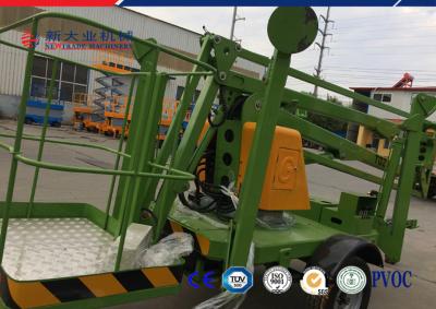 China Trailer 10 M Diesel Explosion Proof Hydraulic Lifting Platform Electric Articulated Boom Lift for sale