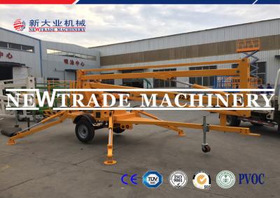 China 220V / 380V / 415V Hydraulic Lifting Platform Boom Lift , Hydraulic Platform Lift for sale