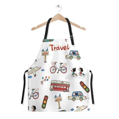 China 200 Pcs No Min LOGO Custom Printing Restaurant Kitchen Custom Apron Apron High Quality Cheap for sale