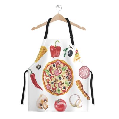 China 200 Pcs 1PC Personalized Design Custom Printing Apron Custom Design Baking Apron With Two Pockets for sale