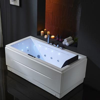 China Hot Price Three Side NTH Luxury Acrylic Tub Skirted Massage Bathtub for sale