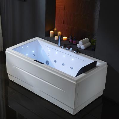 China Three Side Skirt Hot Sale SPA Massage Bathtub , Two Person Whirlpool Bathtub for sale