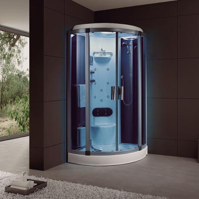 China Selling Modern Hot High Quality All-in-one Home Sauna Portable Steam Shower Room With Frame Computerize Steam Shower Room for sale