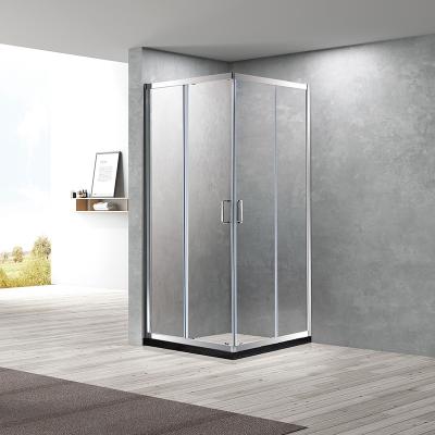 China Modern Aluminum&Stainless Steel Frame Shower Enclosure Square Tempered Glazed Shower Room for sale