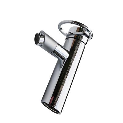 China Hot And Cold Water Faucet Manufacturer Supply Deck Mounted Single Handle Basin Mixer Tap Bathroom Sink Faucet for sale