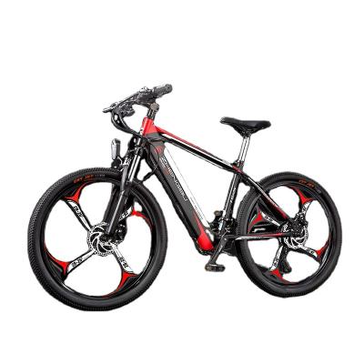 China Zhengbu Steel Electric Mountain Bike 26 Inch Steel Frame 27 Speed ​​Electric Bicycle for sale