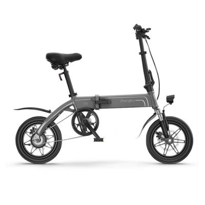 China ZHENGBU D6 14inch Mini New Design Aluminum Alloy Aluminum Lightweight Electric Bike for sale