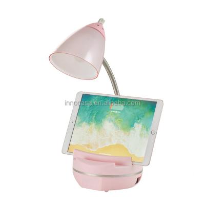 China Wholesale Pink Plastic Organizer ROOM Lamp BKLT-PG38 with Double Shade for Office and Home Use from China Manufacturer for sale