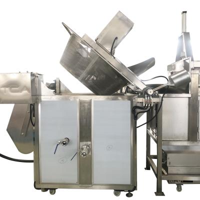 China Nuts Frying Gas Automatic Electric Batch Fryer Frying Equipment for sale