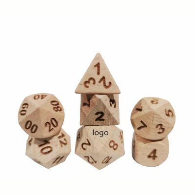 China Wooden Manufacturers wholesale customized wood dice CNC precision processing dice game for sale