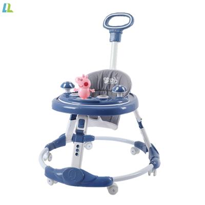 China Newly Hot Selling High Quality Custom Height Adjustment Multifunctional Anti-rollover Rollator Walker Baby Walker Speed ​​With Smooth Handle for sale