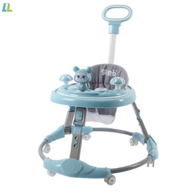 China Baby Walkers With Music Toy Handle, Light And Smooth Multifunctional Educational Multifunctional Study Walking for sale