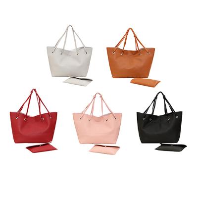 China Fashoion Summer Fashion Custom Wholesale Red Women 2021 Large New Shoulder Tote Ladies Hand Bag Sets for sale