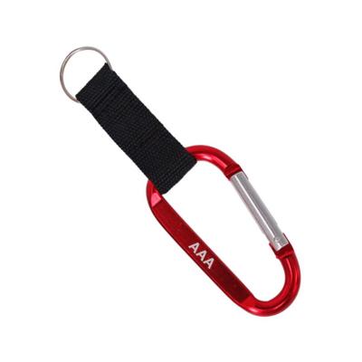 China HXY Carabiner Portable Custom Colored With Key Chain Strap Lanyard Carabiner Keyring Lanyard Carabiner Clip Keychain Satin Strap Shorts for sale