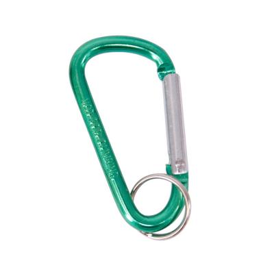 China Heavy industry HXY logo metal carabiner keychain cheap personal d-shaped buckle key chain, carabiner keyholder for gifts for sale