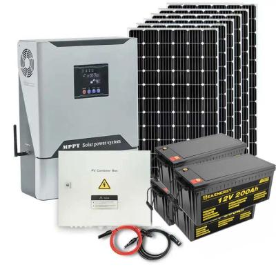 China 10kW 48V 200Ah Deep Cycle Solar Panel Energy Storage System With MPPT Inverter for sale