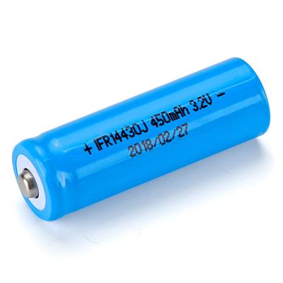 Китай батарея лития гальванических элементов LiFePO4 3.2v 450mAh 14430 перезаряжаемые продается