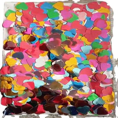 China Beautiful colorful heart-shaped balloon filler wedding decoration throwing bright shavings birthday party balloon decorations for sale