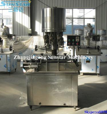 China automatic beverage glass bottle capper/capping machine for sale