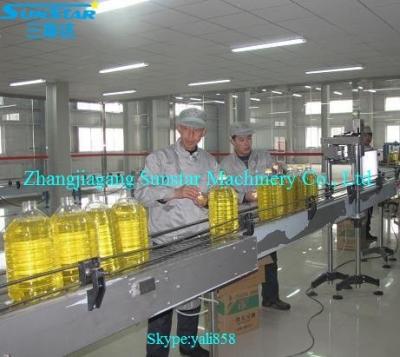 China Chemical Automatic Linear Type Edible Oil Bottling Plant For Olive Cooking Sunflower Oil In Barrel Or Bottle Jar Can for sale