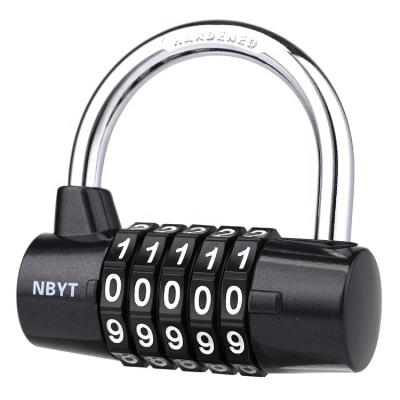 China The zinc alloy type combination lock, cabinet, door, tool box, combination door U padlock for sale