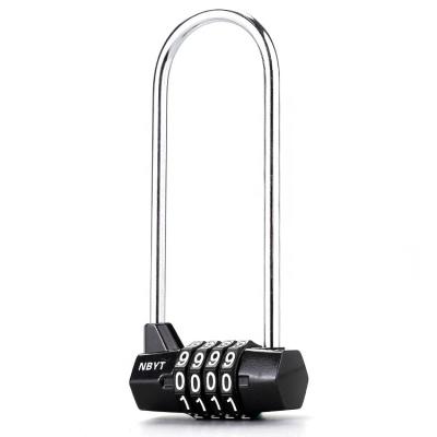 China Zinc Alloy Type Combination Lock, Cabinet, Door, Tool Box, Lengthened Combination Lockers U Padlock for sale