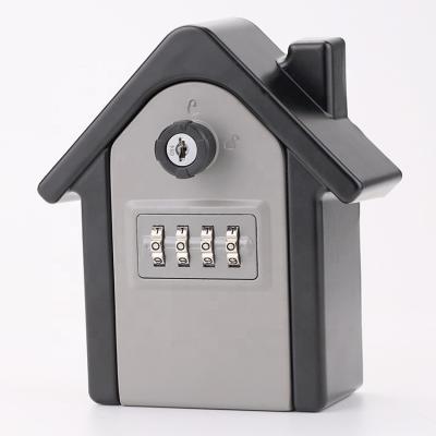 China For Wall Mounted Key Box Digital Keybox Password Combination Bank Cards 4 Key Storage Box Forgotten Password Can Be Searched for sale