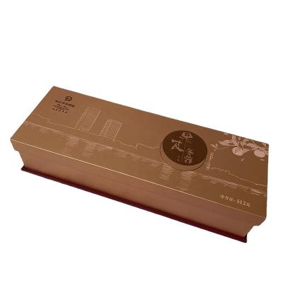 China Factory direct production recyclable custom rigid flip top paper gift box for mooncake for sale