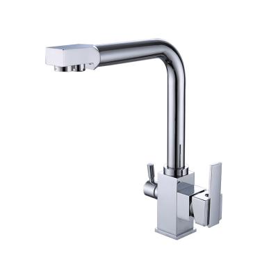 China Brass Sense Faucets Kitchen Faucet 3 Way Drink Water Kitchen Faucet With Filter Water Kitchen Faucet for sale