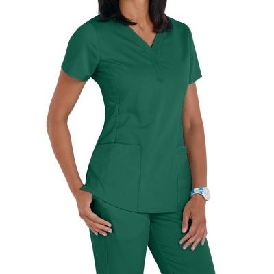 China Hospital RX-Doctor Embroidery Logo Jogger Medical Uniform Scrub Set Women for sale