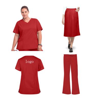 China High Quality Custom Logo Hospital RX Medical Soft Cloth Doctor and Nurse Uniforms Scrubs Wholesale for sale