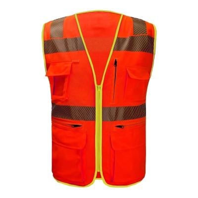 China RX Nylon Custom Your Safety Reflective Vests Fashion Design Solid Safty Vest Unisex Clothing for sale