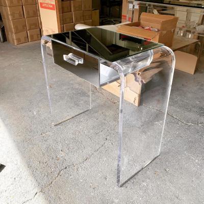 China Wedding Clear Rectangular Perspex Acrylic Console Table/Plexiglass Decoration A&C Party/Event Sofa Style Acrylic Table for sale