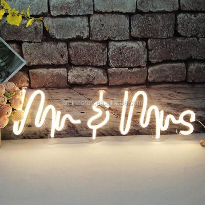 China Durable / Beautiful Amina Craft Custom LED Neon Wedding Signs for sale