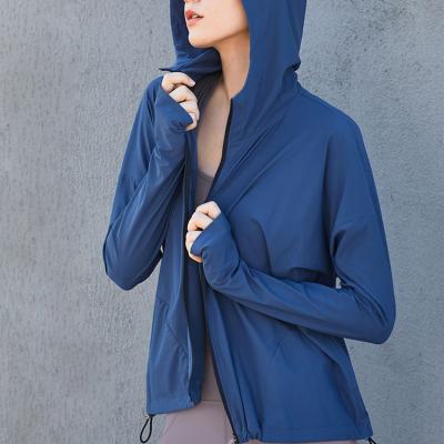 China Breathable Customize Sporty Running Workout Woman Plus Size Jacket Sportswear Long Sleeve Fitness Outdoor Gym Women Yoga Training Jacket for sale