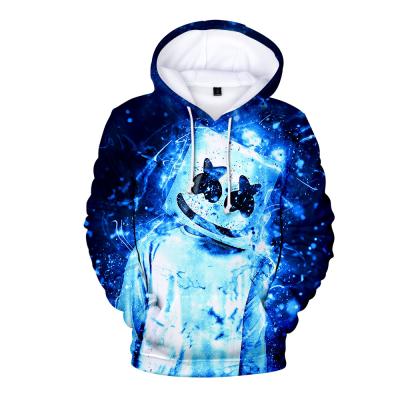 China Custom Wholesale Anti-Shrink Marshmallow Hoodies Men's China Supplier Hoodies Black Fleece Hoodies With Pockets for sale