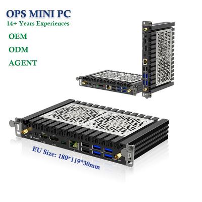 China For Business New i3 i5 i7 Intel 11th 12th  Gen  W-indows Linux OPS Computer Module with Smart Fan Whiteboard Interactive Device OPS Mini PC for sale