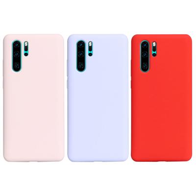 China High Quality Shockproof Cover Anti-fouling Silicon Mobile Phone Shockproof Soft Liquid Liquid Cases For Huawei P30 PRO for sale