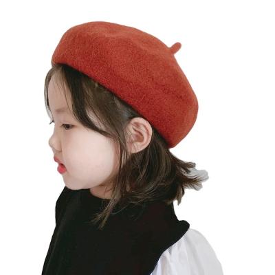 China China factory fashion casual winter kids beret french hats for sale