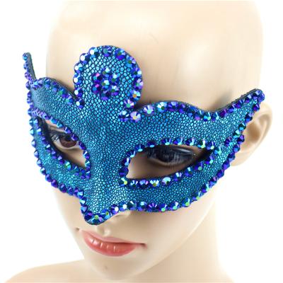 China Party Styles Wholesale Faux Leather Masquerade Party Venetian Mask for sale